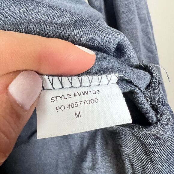 Women's Navy Long Sleeve Top - Picture 5 of 8